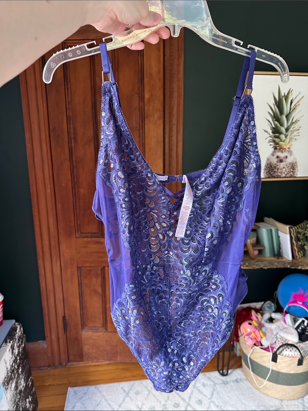 SAVAGE X FENTY  blueish purple one piece lingerie - XL - Picture 8 of 8